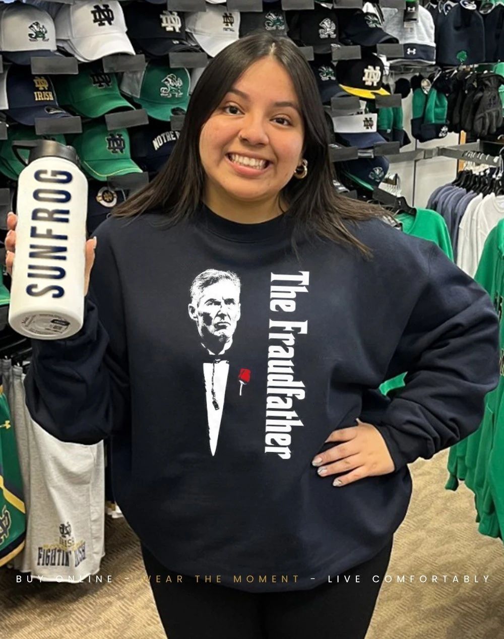 Minnesota Timberwolves Chris Finch The Fraudfather Front and Back shirt