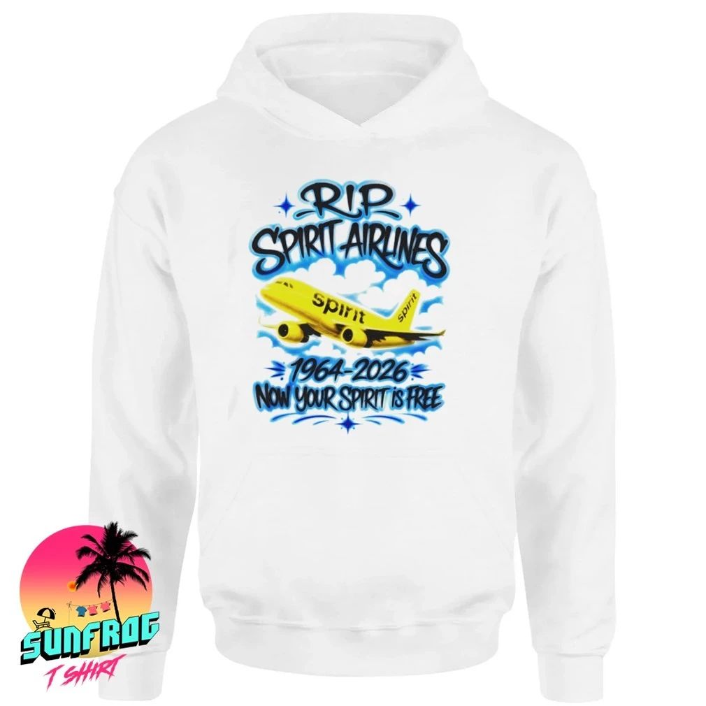 RIP Spirit Airlines 1964-2026 now your spirit is free graphic shirt