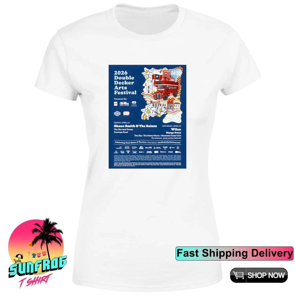 2026 Double Decker Arts Festival Poster shirt