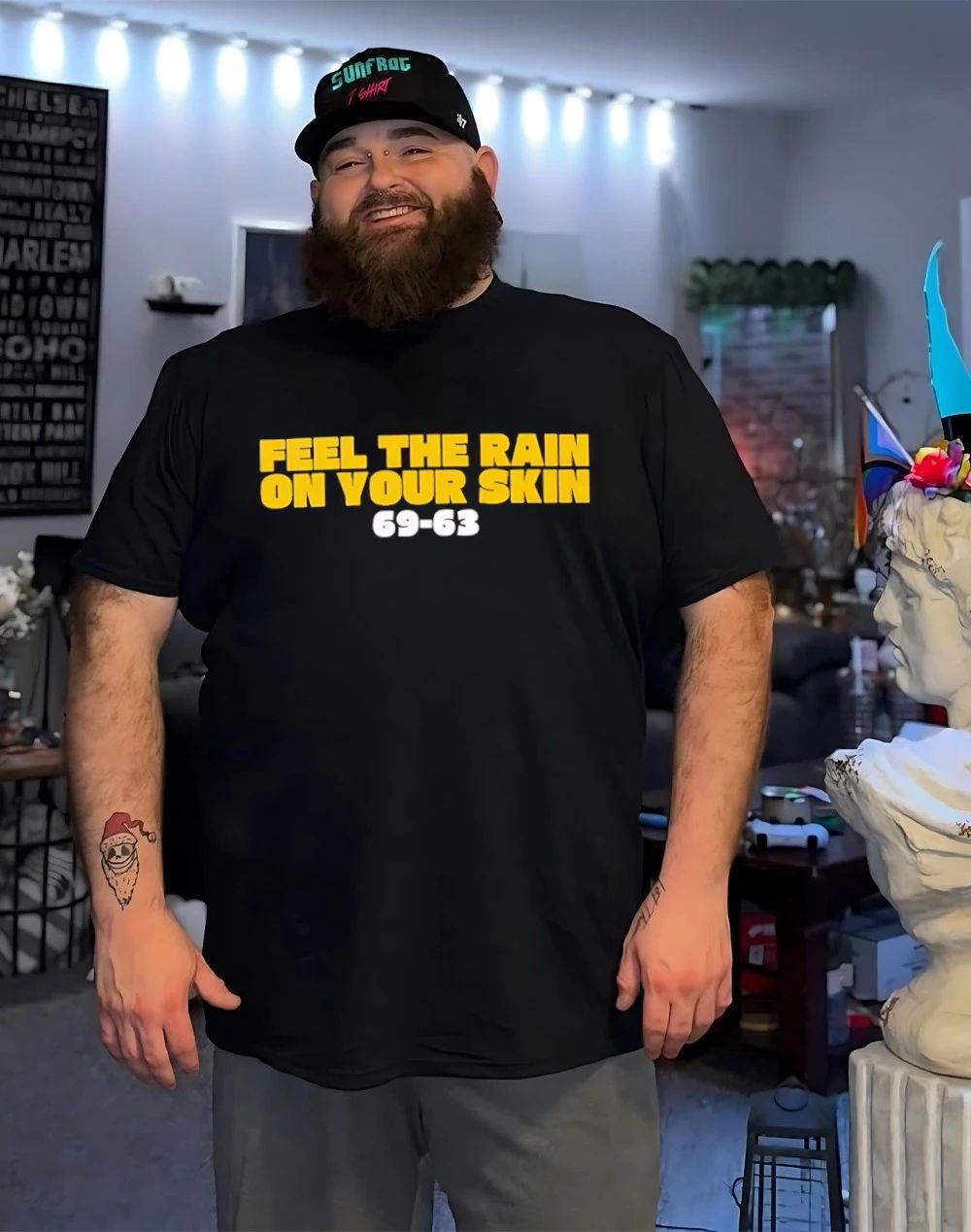 Michigan Wolverines feel the rain on your skin 69-63 Unwritten shirt