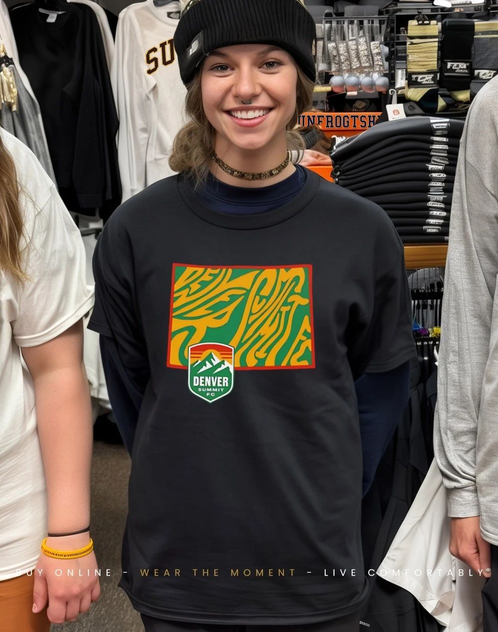 Denver Summit FC Groovy State graphic shirt