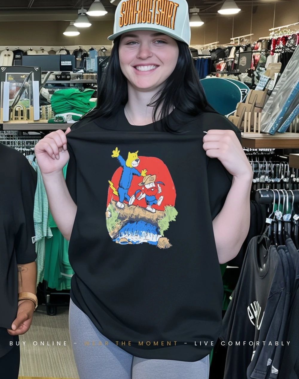 Mile High Mascot Adventure Denver Nuggets Rocky Mountain Parody shirt