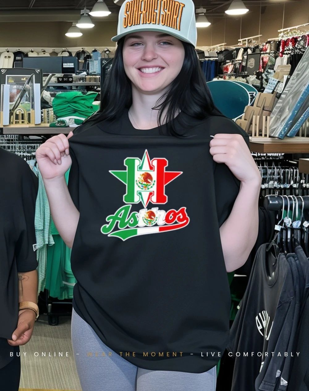 Houston Astros Baseball Mexican Flag shirt