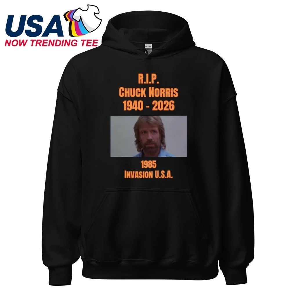 RIp Chuck Norris 1940-2026 Invasion USA 1985 Shirt