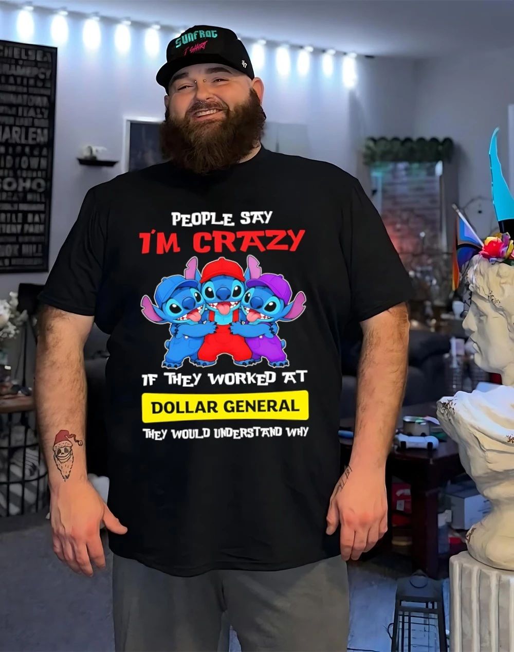 Bluey people say I’m not crazy I work at Dollar General they would understand why shirt