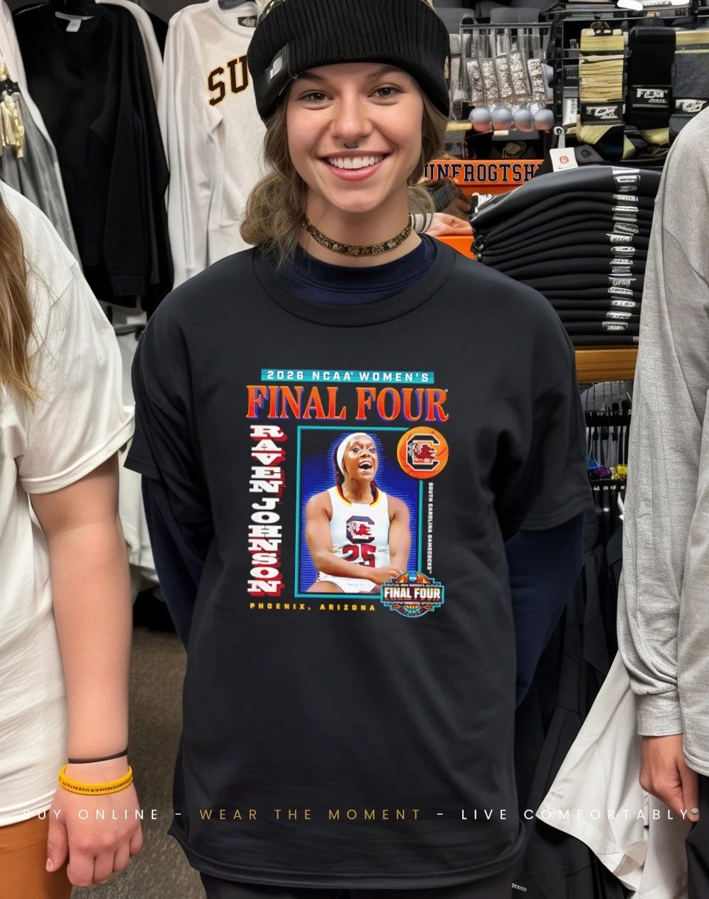 Raven Johnson South Carolina 2026 Women’s Basketball Final Four shirt