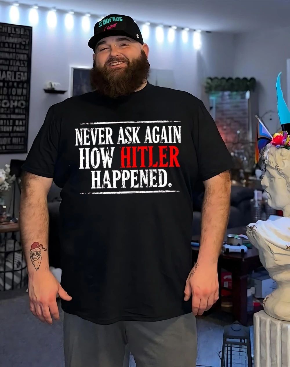 Never ask again how hitler happened shirt