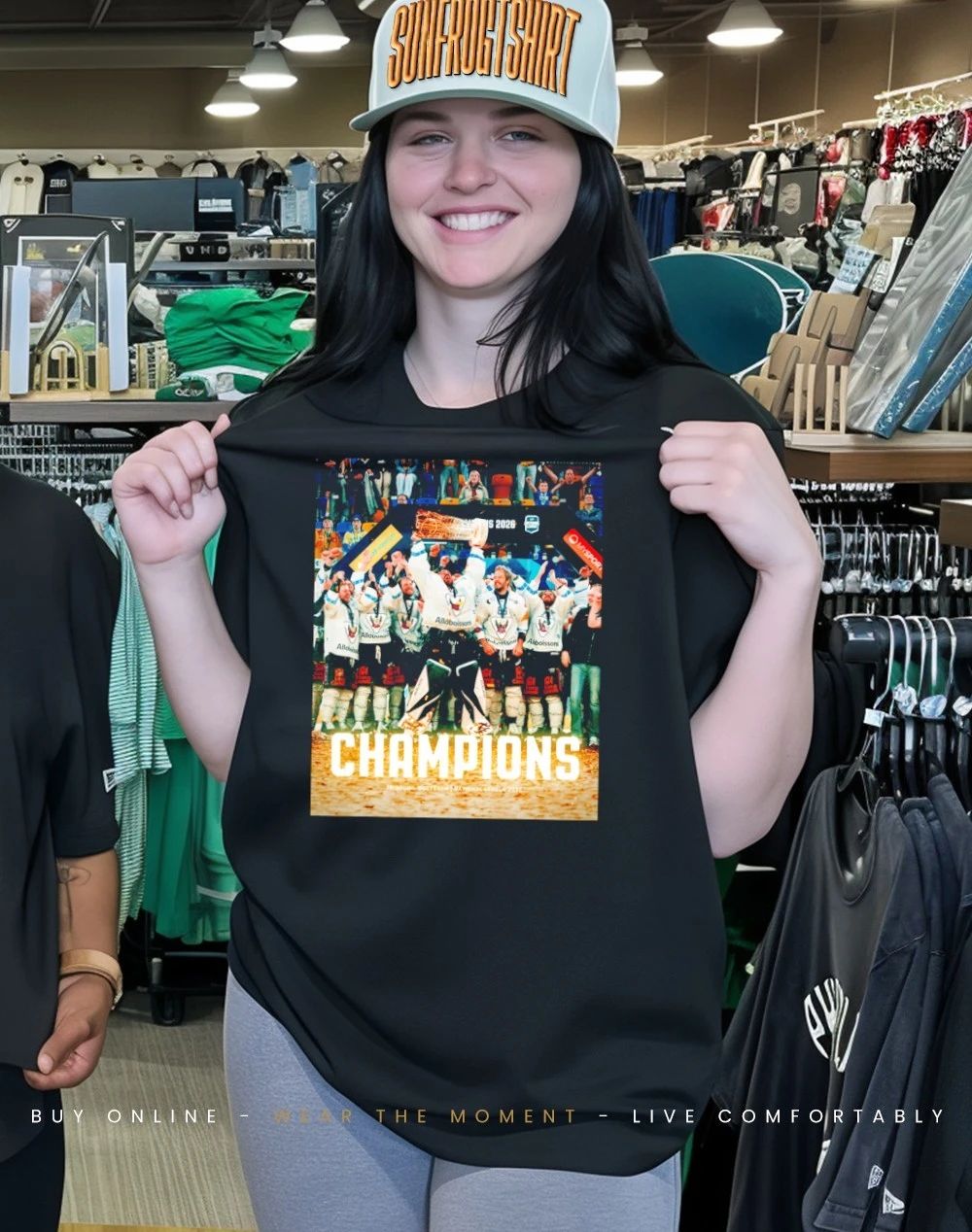 Fribourg-Gottéron 2026 Champions poster shirt