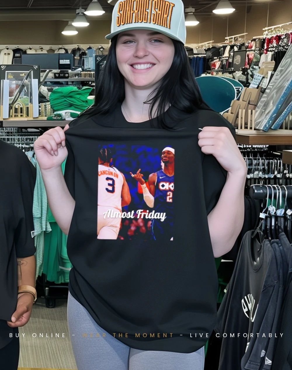Almost Friday Ball Baseball Shai Gilgeous Alexander vs Cancun on shirt