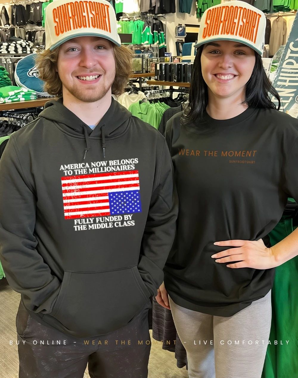 America now belongs to the millionaires Fully funded by the middle class shirt