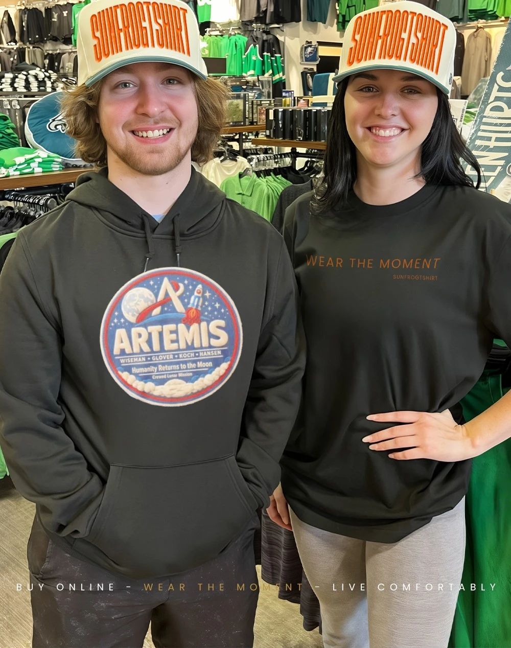Artemis 2 Mission Faux Lunar Patch NASA shirt