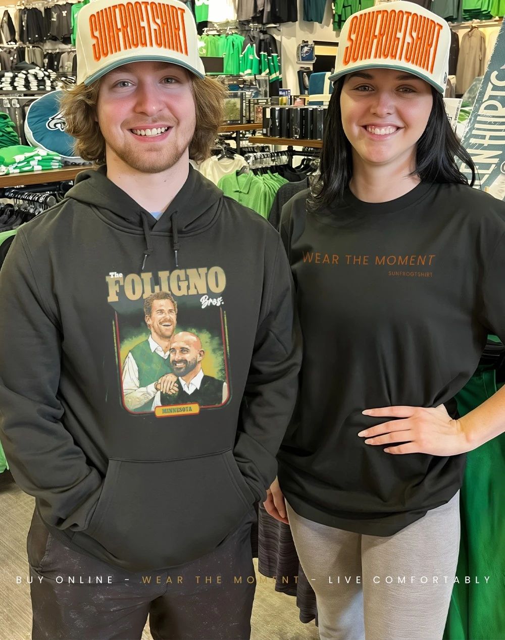 Nick Foligno and Marcus Foligno Minnesota Step Brothers shirt