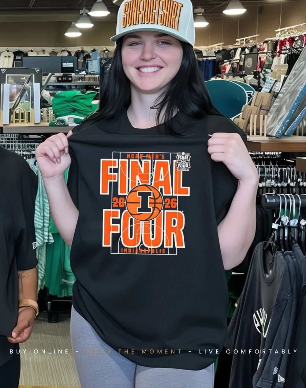 Illinois Illini Final four 2026 Men’s March Madness Basketball stadium shirt