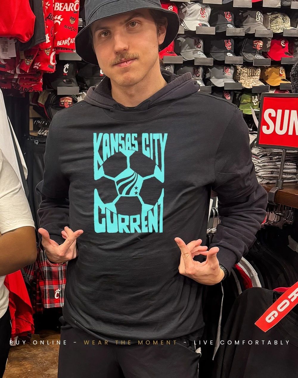 Kansas City soccer KC Current Soccer Ball shirt