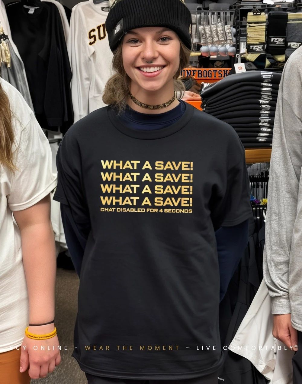 What A Save What A Save What A Save Chat Disabled For 4 Seconds Shirt
