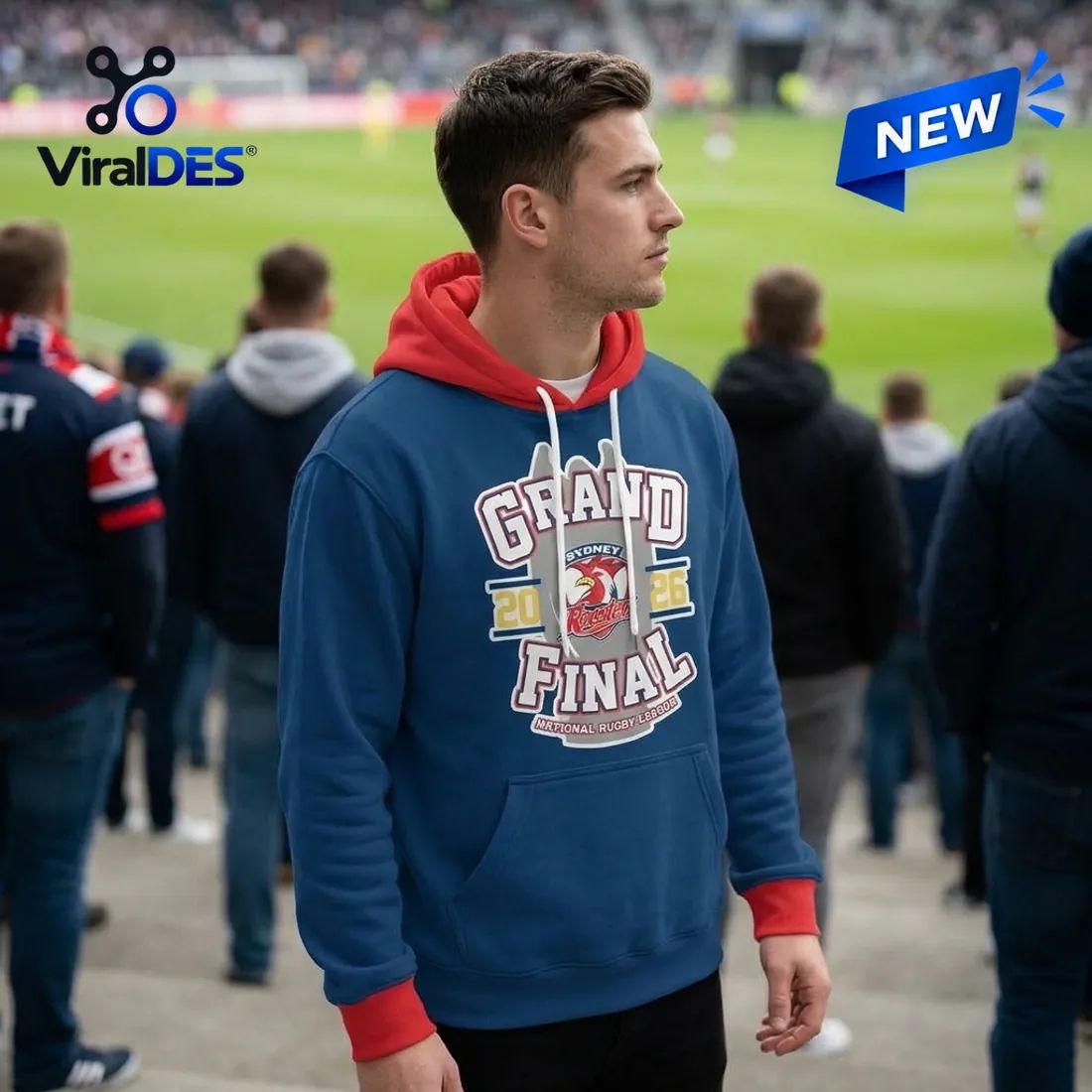 Sydney Roosters Blue Grand Final 2026 Hoodie