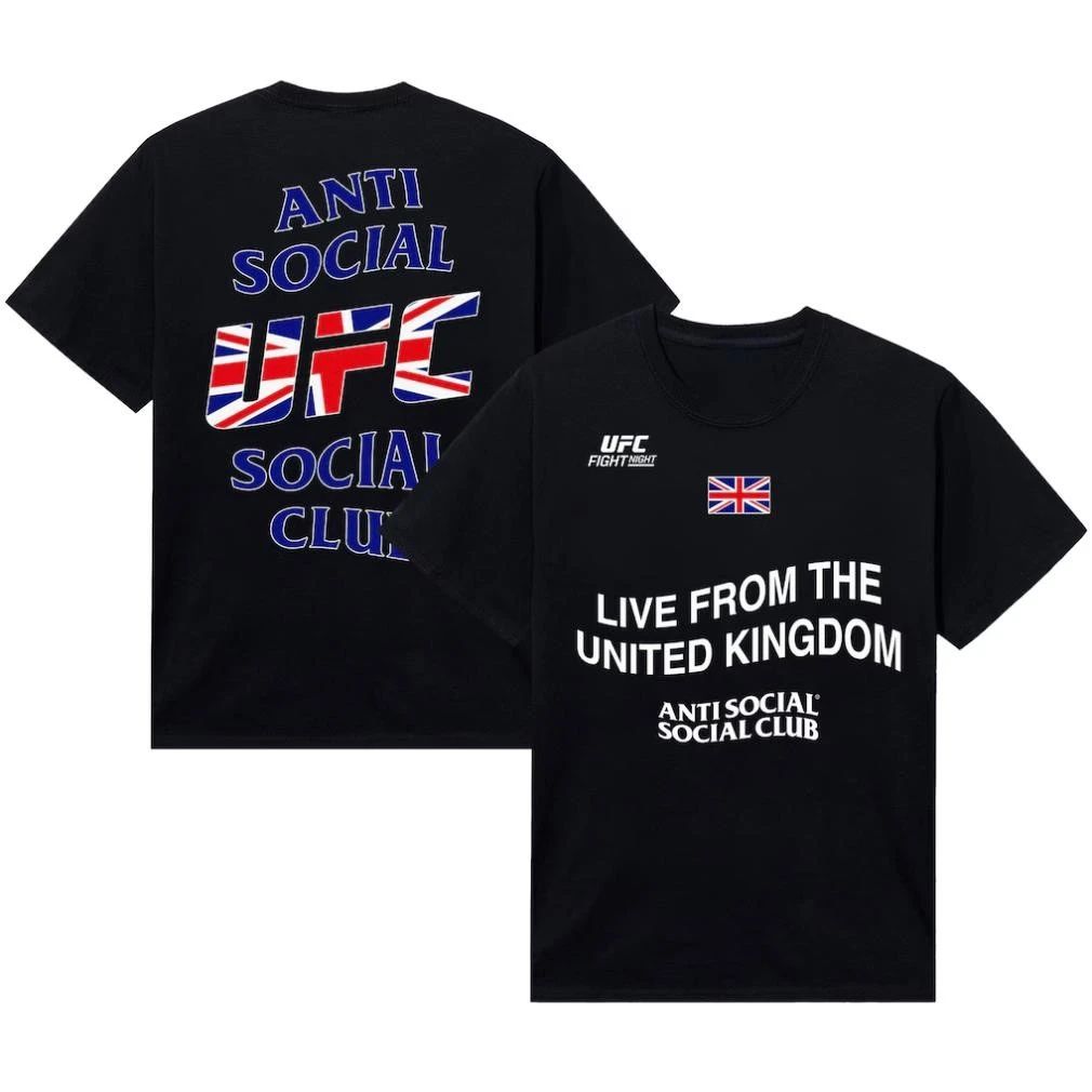 Anti Social Social Club x UFC UK Fight Night Shirt