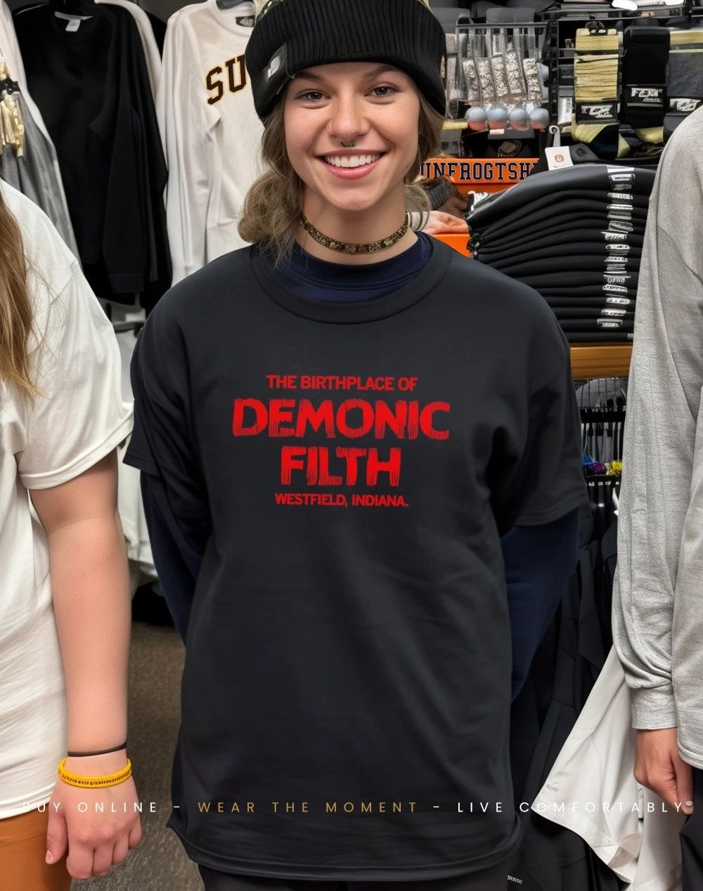 The Birthplace Of Demonic Filth Westfield Indiana shirt