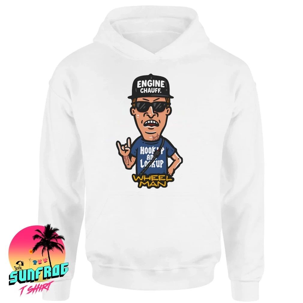 Butt-Head engine chauff hook up and look up wheel man shirt