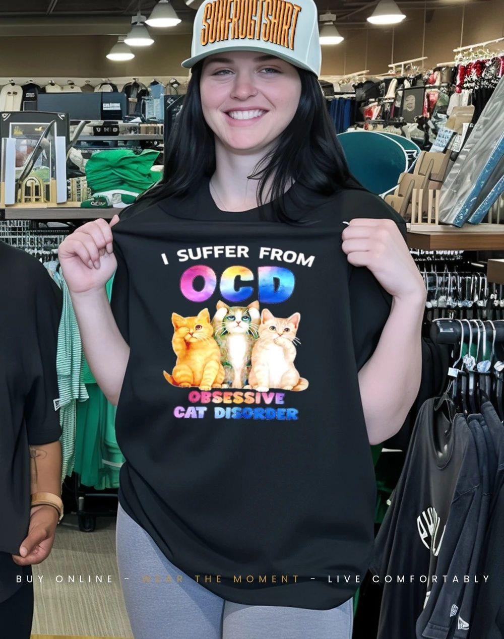 Cats I suffer from OCD Obsessive Cat Disorder shirt