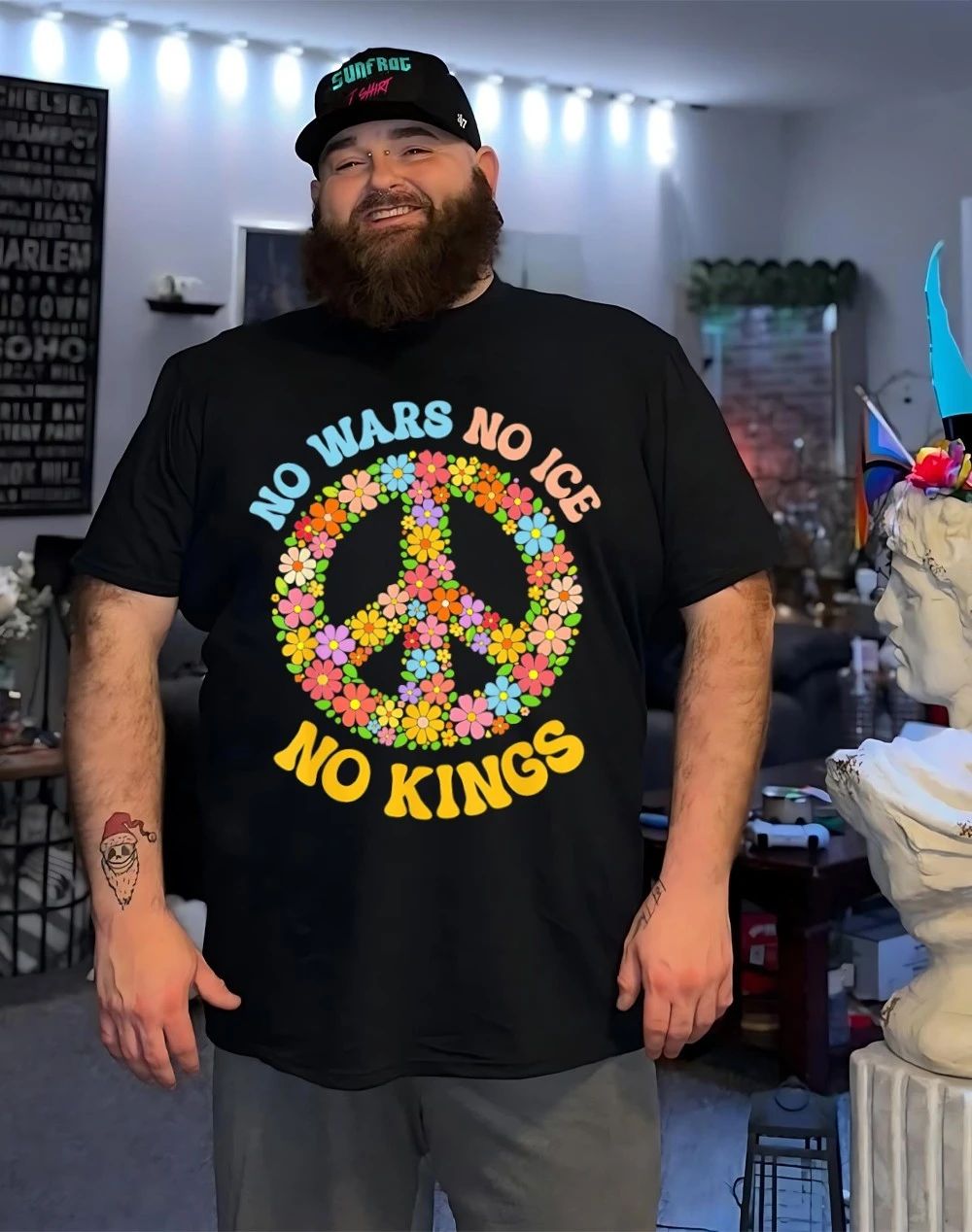 No Wars No ICE No Kings Protest shirt