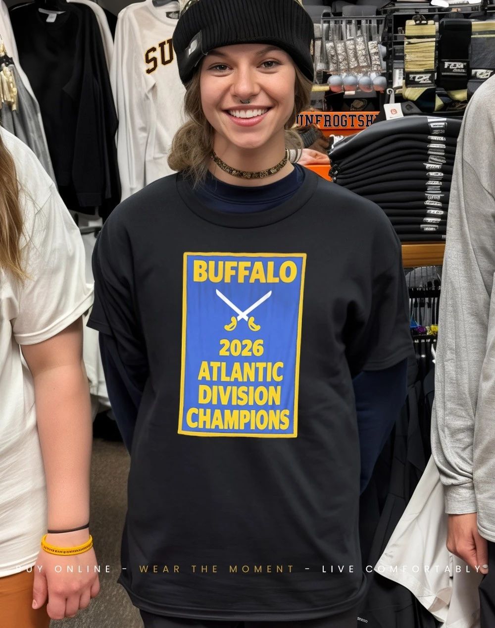 Buffalo Sabres 2026 Atlantic Division Champions Hang the Banner shirt