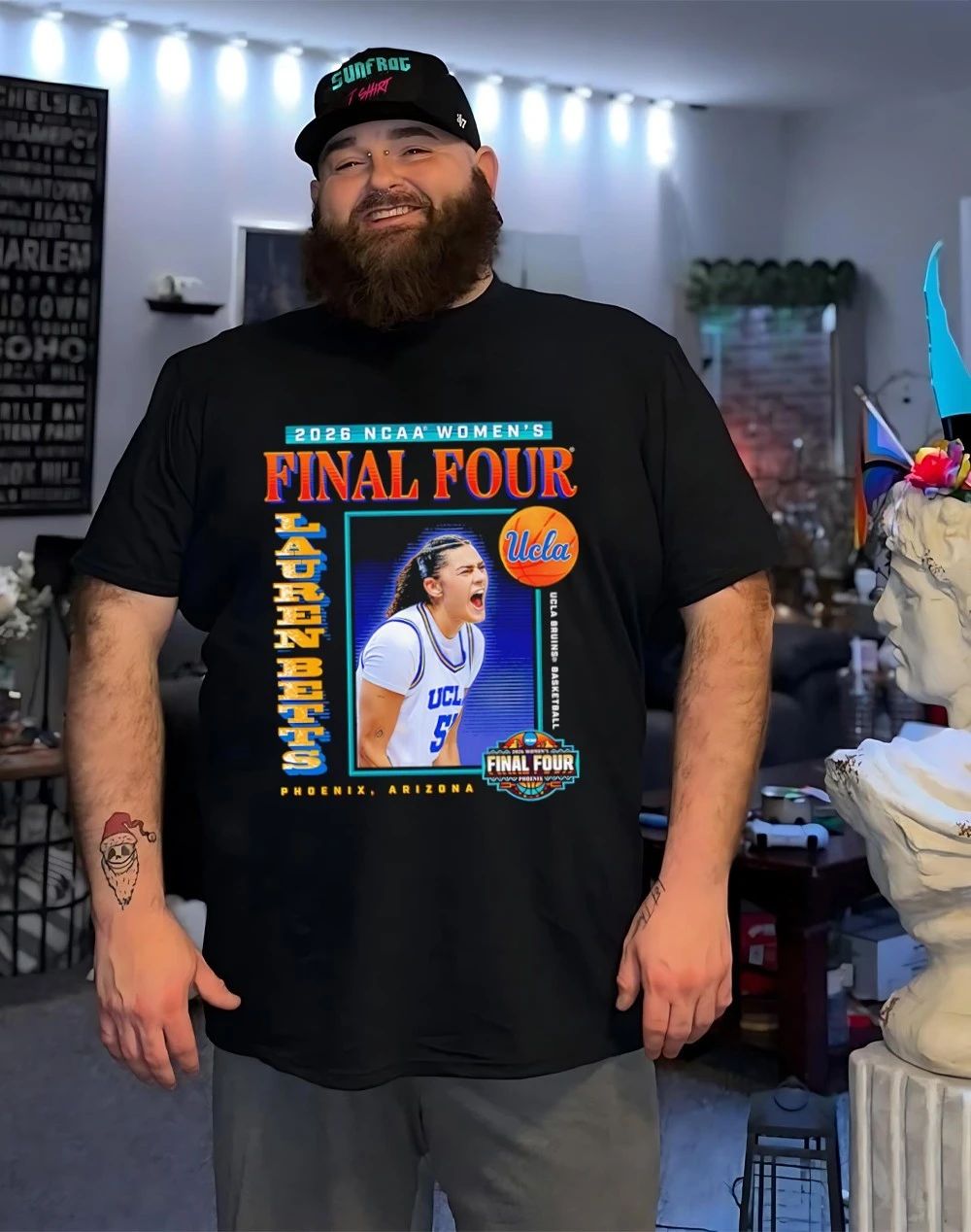 Lauren Betts Ucla 2026 Women’s Basketball Final Four shirt