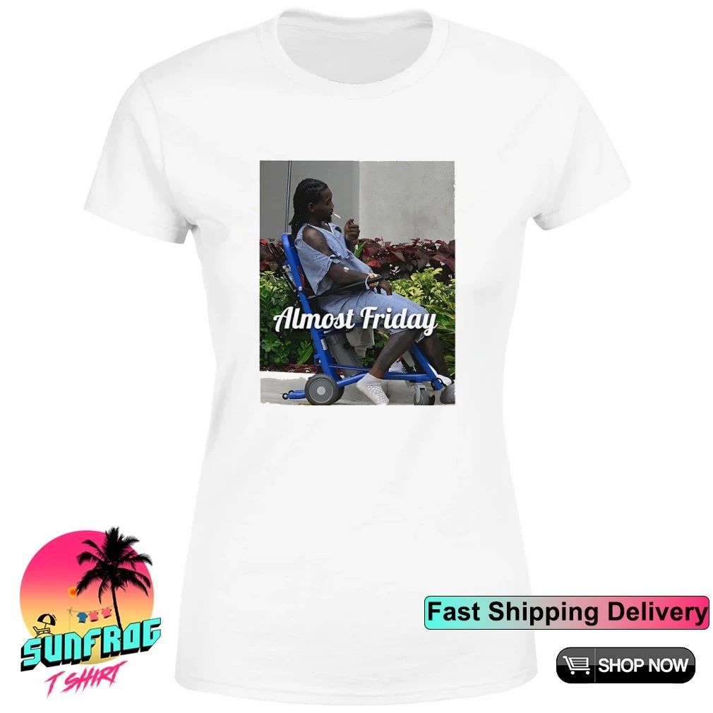 Almost Friday Offset Cig smoking shirt