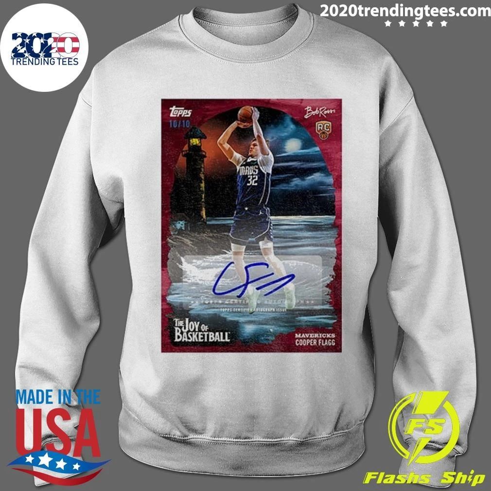 Mavericks Cooper Flagg The Joy Of Basketball Card Shirt