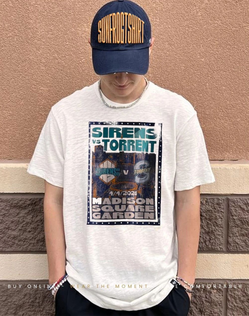 New York Sirens vs Seattle Torrent Madison Square Garden 2026 shirt