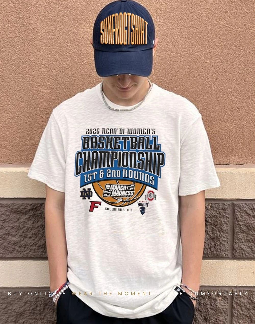 March Madness 2026 NCAA DI Women’s Basketball Champions 1st and 2nd Rounds Columbus shirt