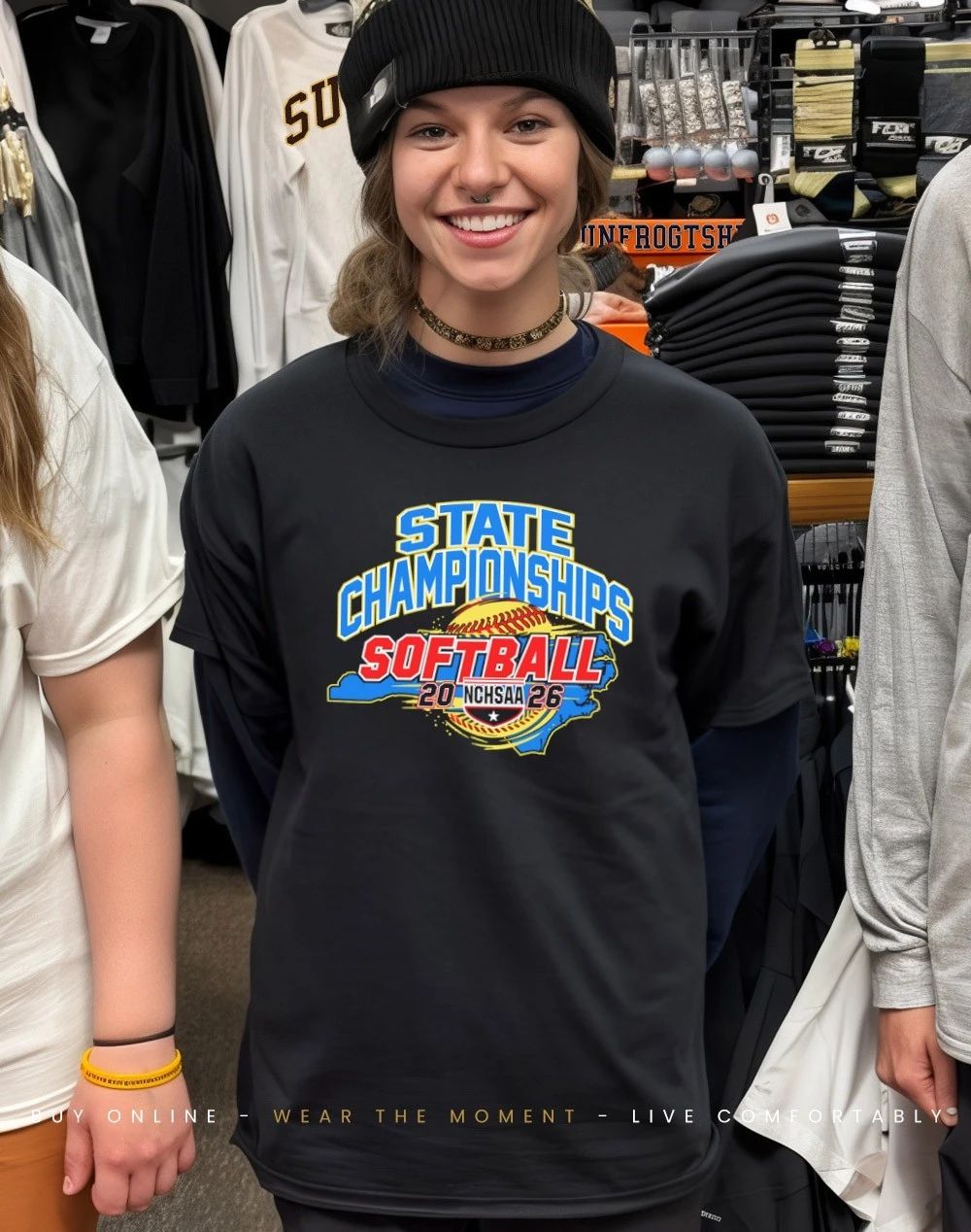 NCHSAA Softball State Championships 2026 logo shirt