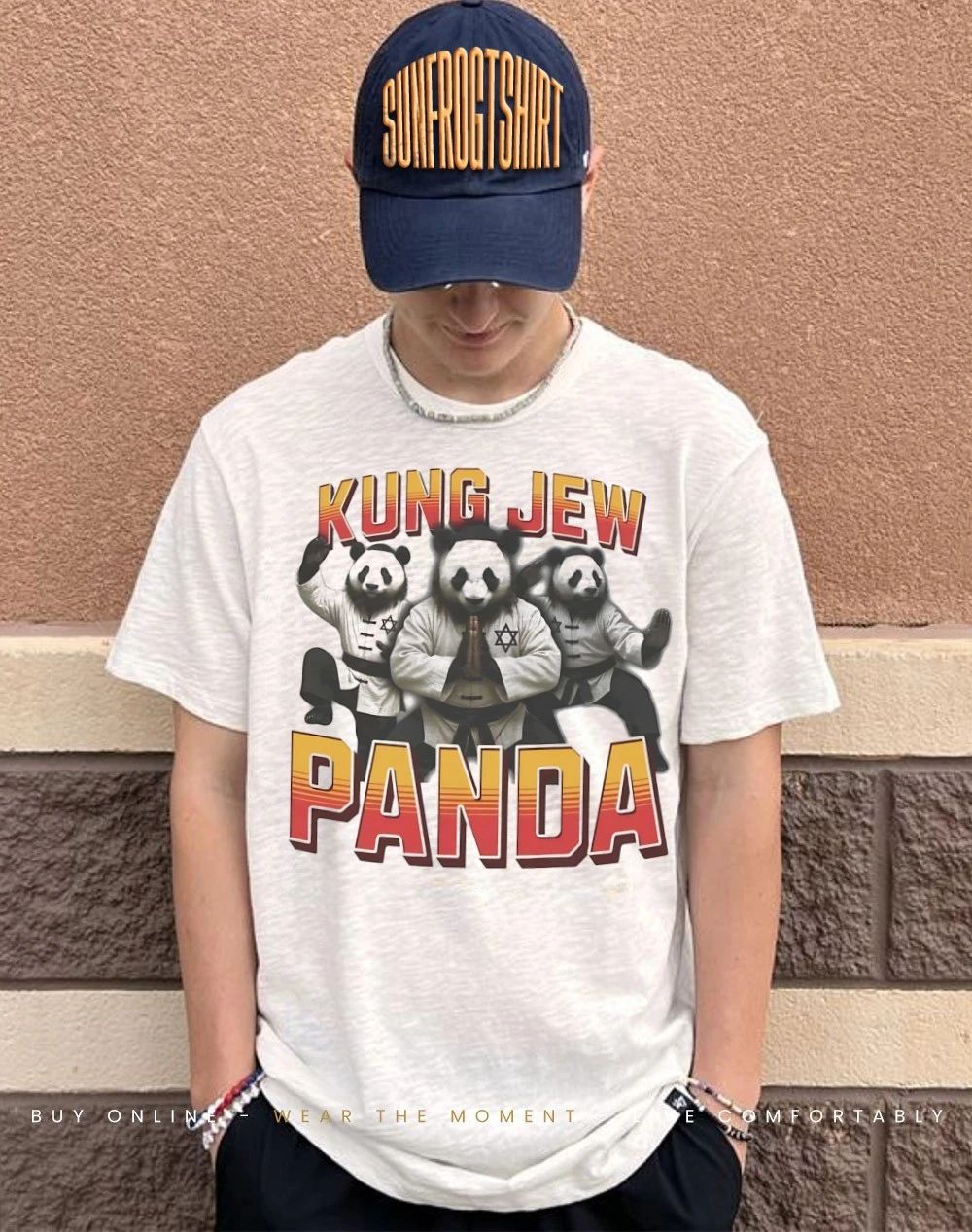 Kung jew panda Jewish Kungfu Panda parody shirt