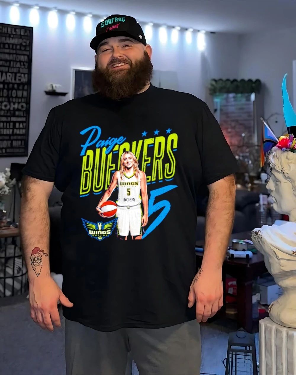 Paige Bueckers Dallas Wings Player Pose shirt