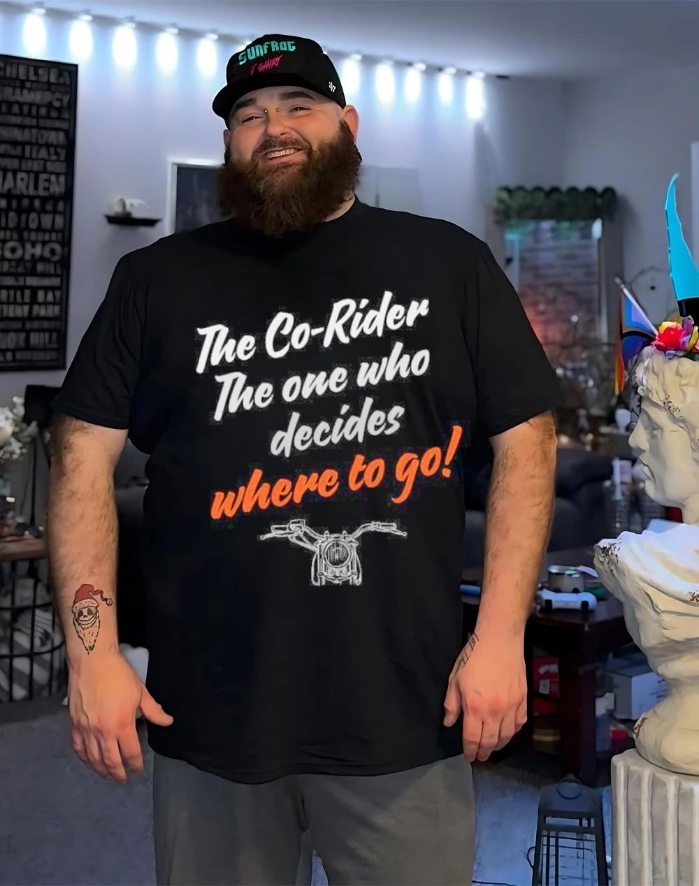 The Co-Rider The one who decides where to go shirt