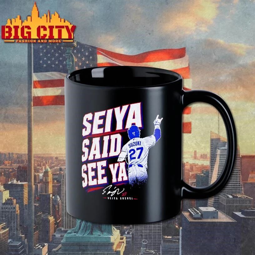 Seiya Suzuki Chicago Cubs Baseball Seiya Said See Ya Signature Shirt