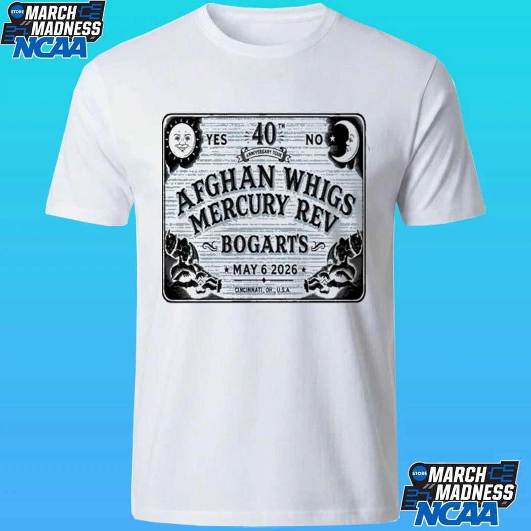 The Afghan Whigs X Mercury Rev Event Bogart’s Cincinnati 2026 Shirt