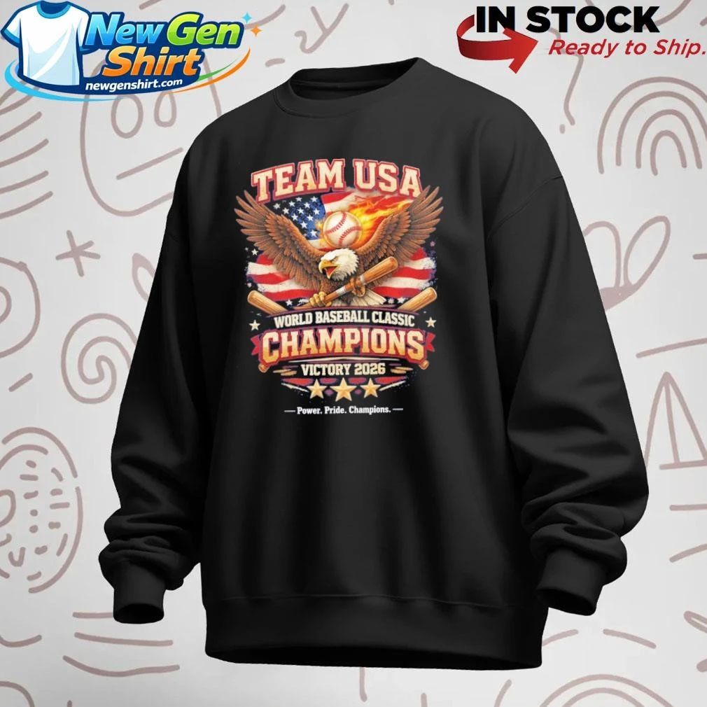 Team USA World Baseball Classic Champions Victory Shirt