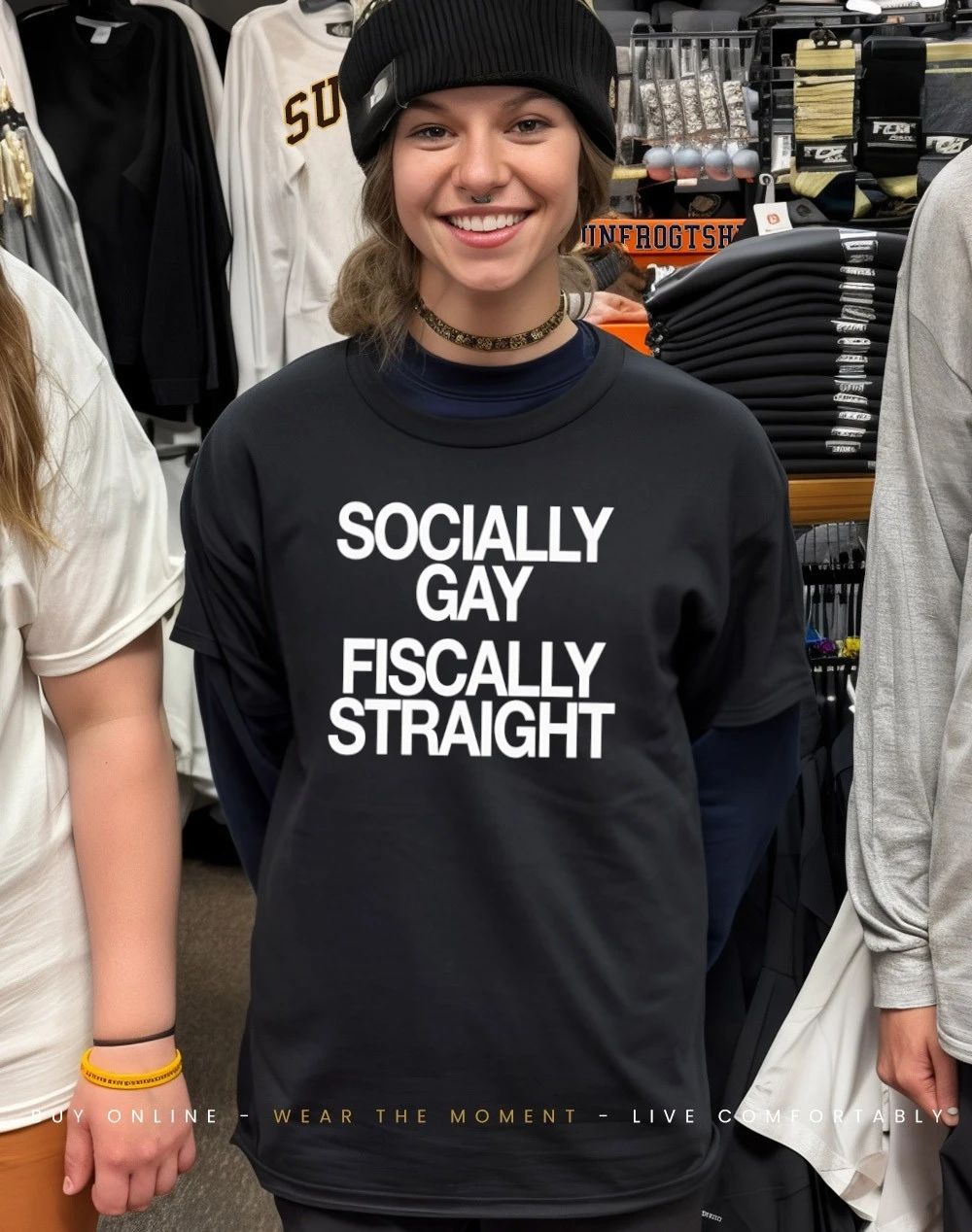 Socially gay fiscally straight shirt