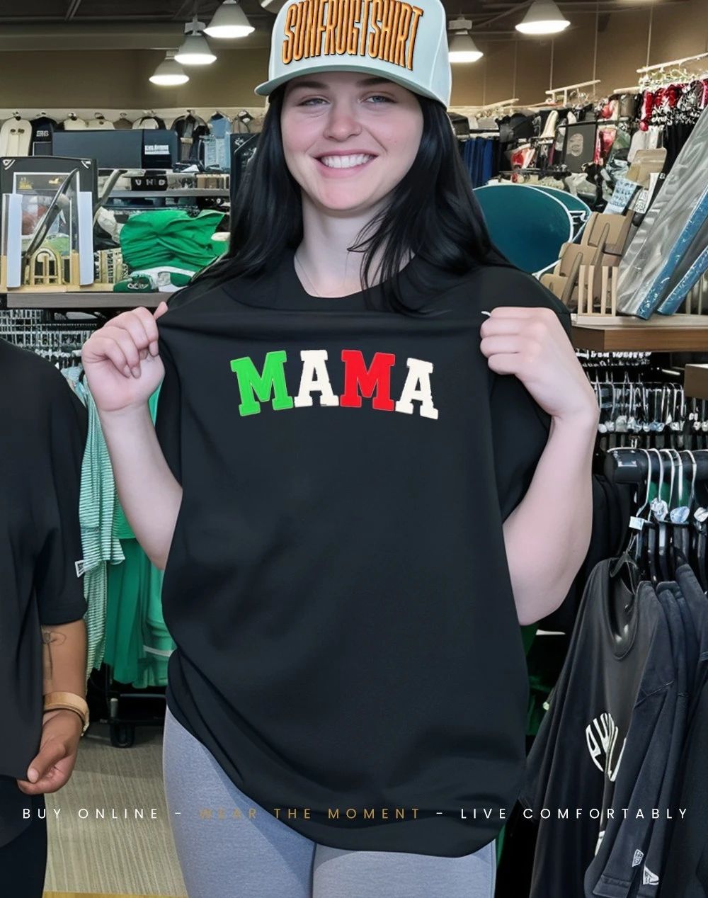 Italian Mama text shirt