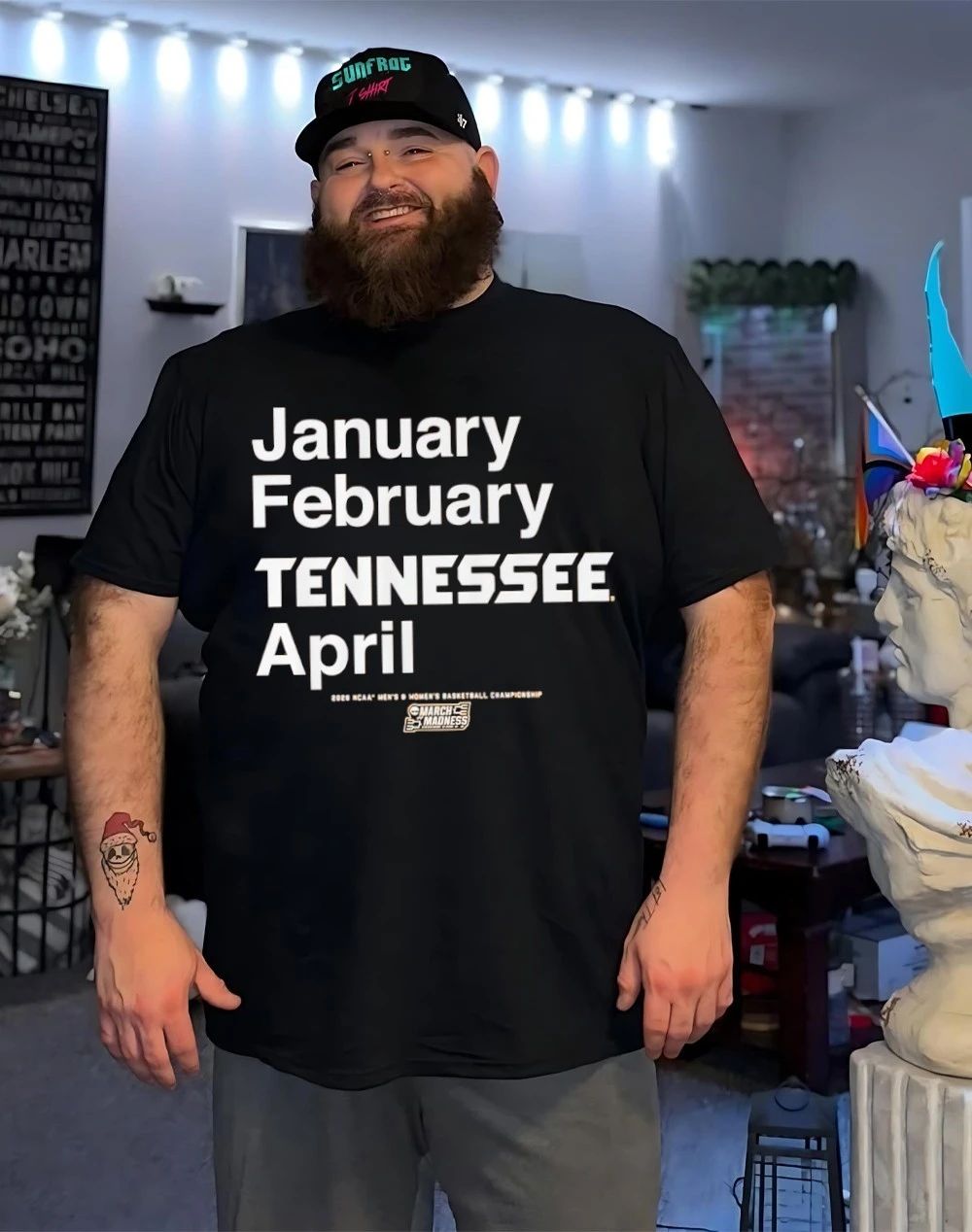 Tennessee Volunteers MBB & WBB 2026 March Madness Month January February Tennessee April shirt