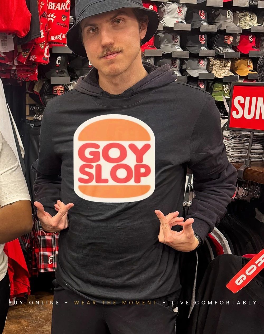 Goy Slop King logo shirt