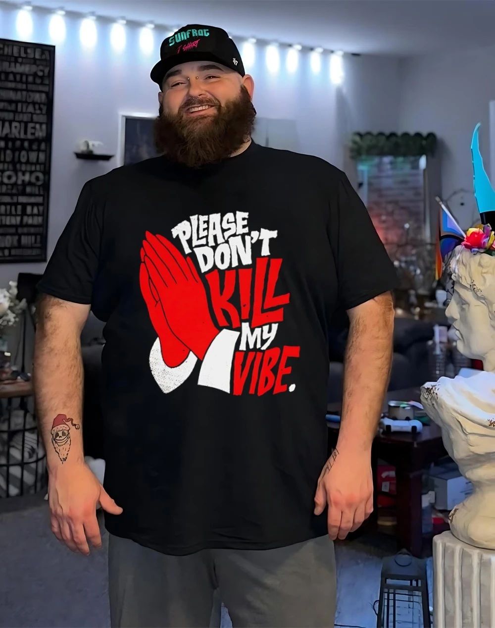Please don’t kill my vibe pray shirt