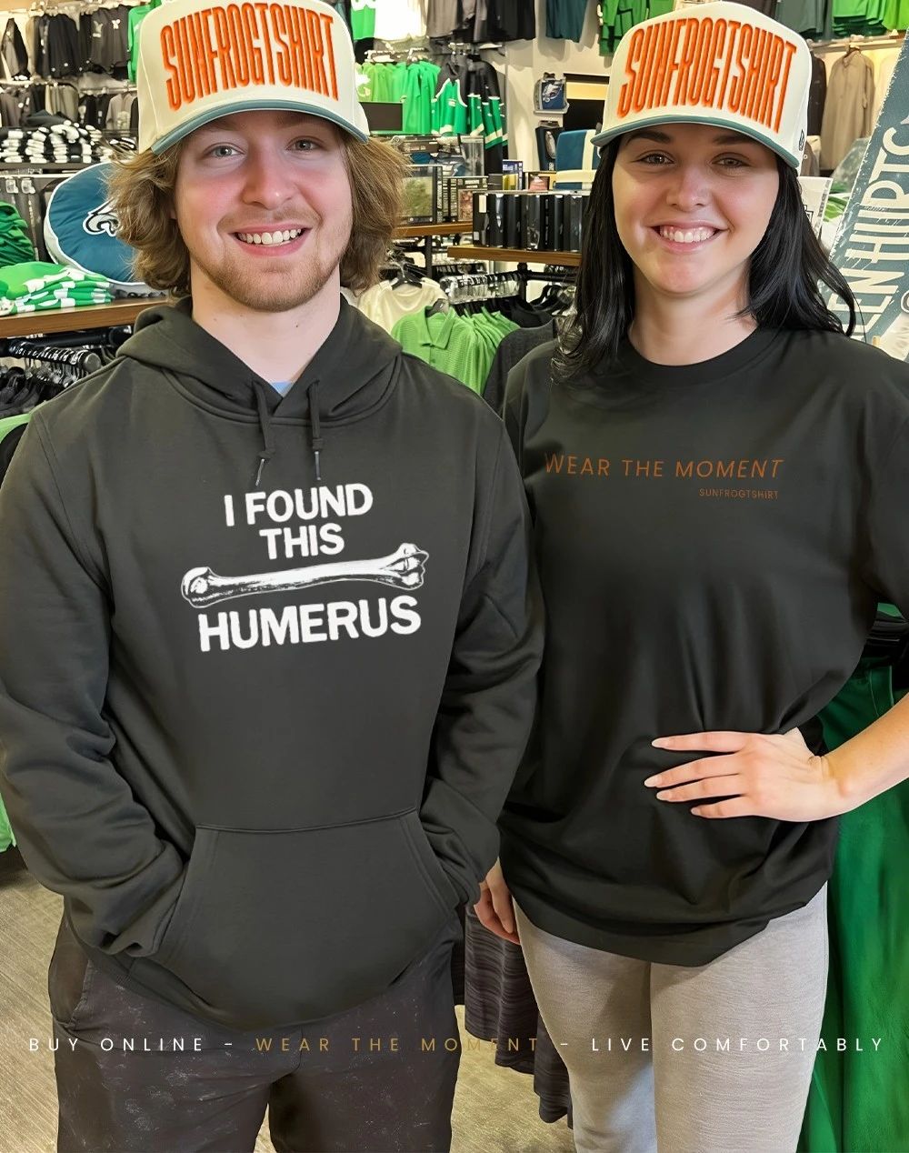 I found this humerus shirt