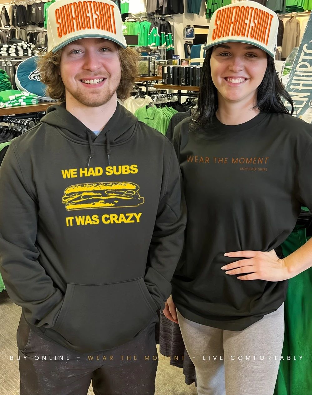 Michigan Wolverines we had subs it was crazy shirt