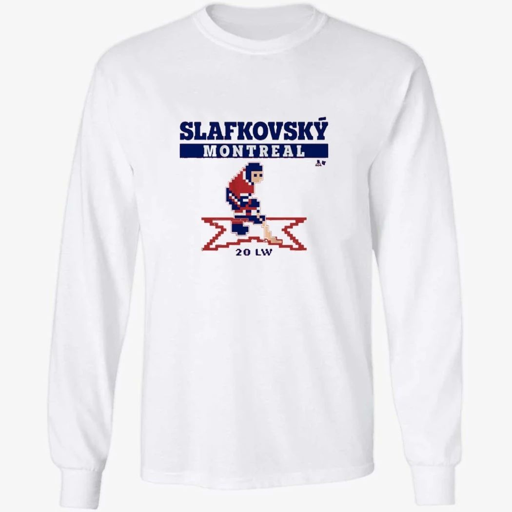 Juraj Slafkovsky Montreal Retro Hockey T-Shirt
