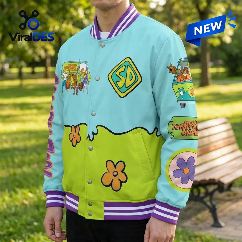 Scooby Doo Mystery Machine Varsity Jacket