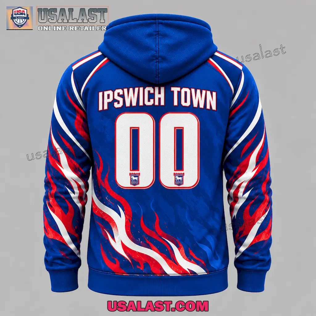 Ipswich Town Personalized Tracksuit Hoodie And Jogger Pant Set