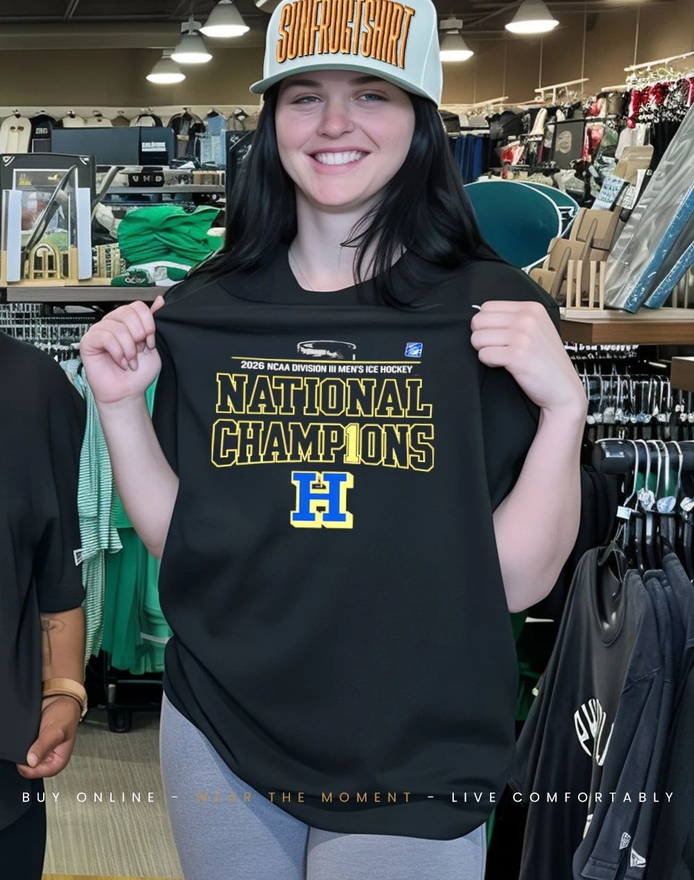 Hamilton Continentals Hamilton Continentals Men’s 2026 Division III Men’s Ice Hockey National Champions Shirt
