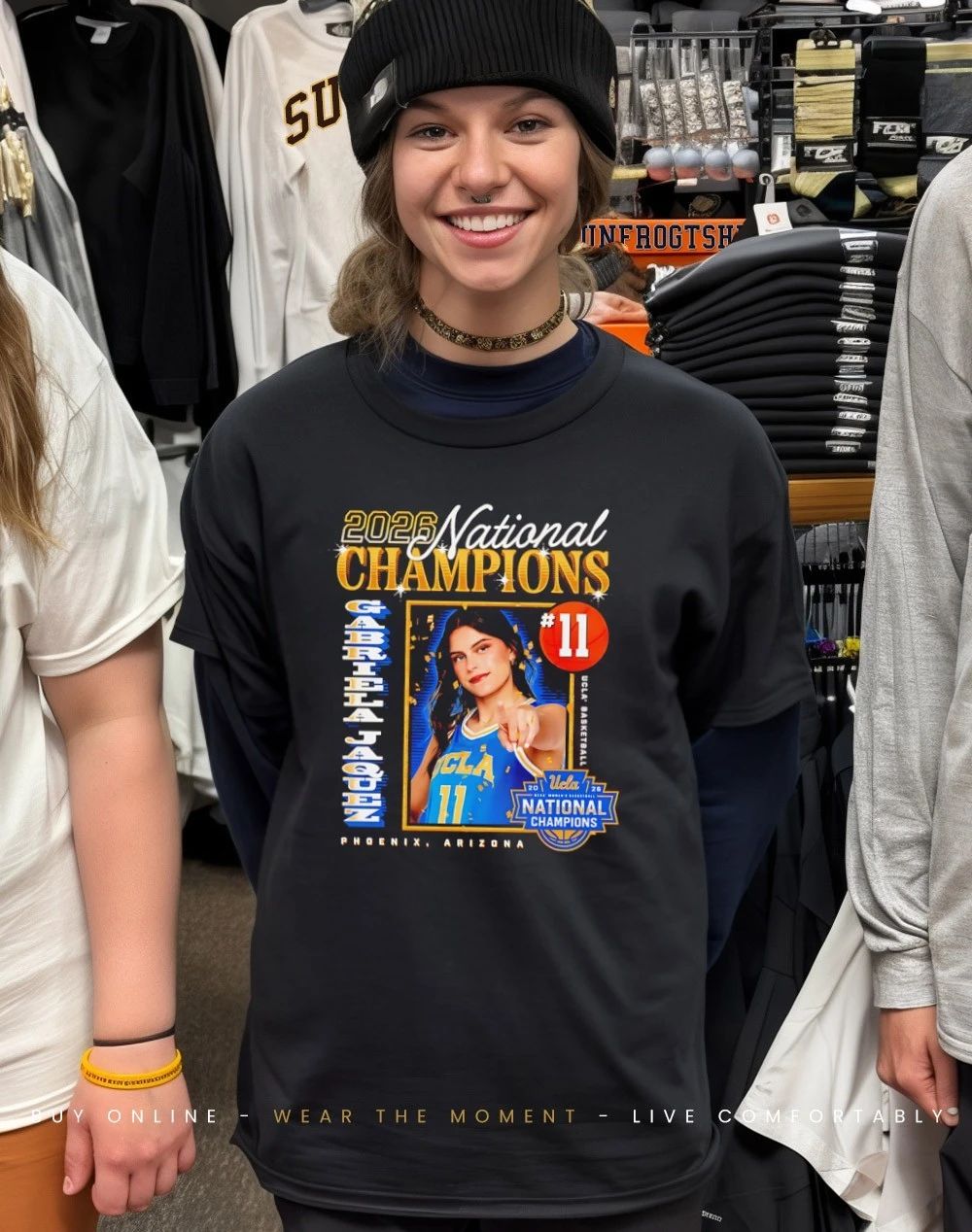 Gabriela Jaquez Ucla Bruins 2026 Women’s Basketball National Champions shirt